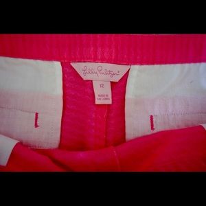 🌴 Lilly Pulitzer Shorts - side zip, size 12 🌴